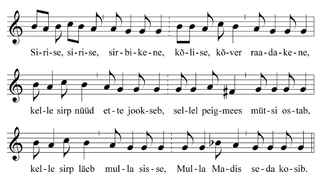 18. Sirbiviskamise laul 