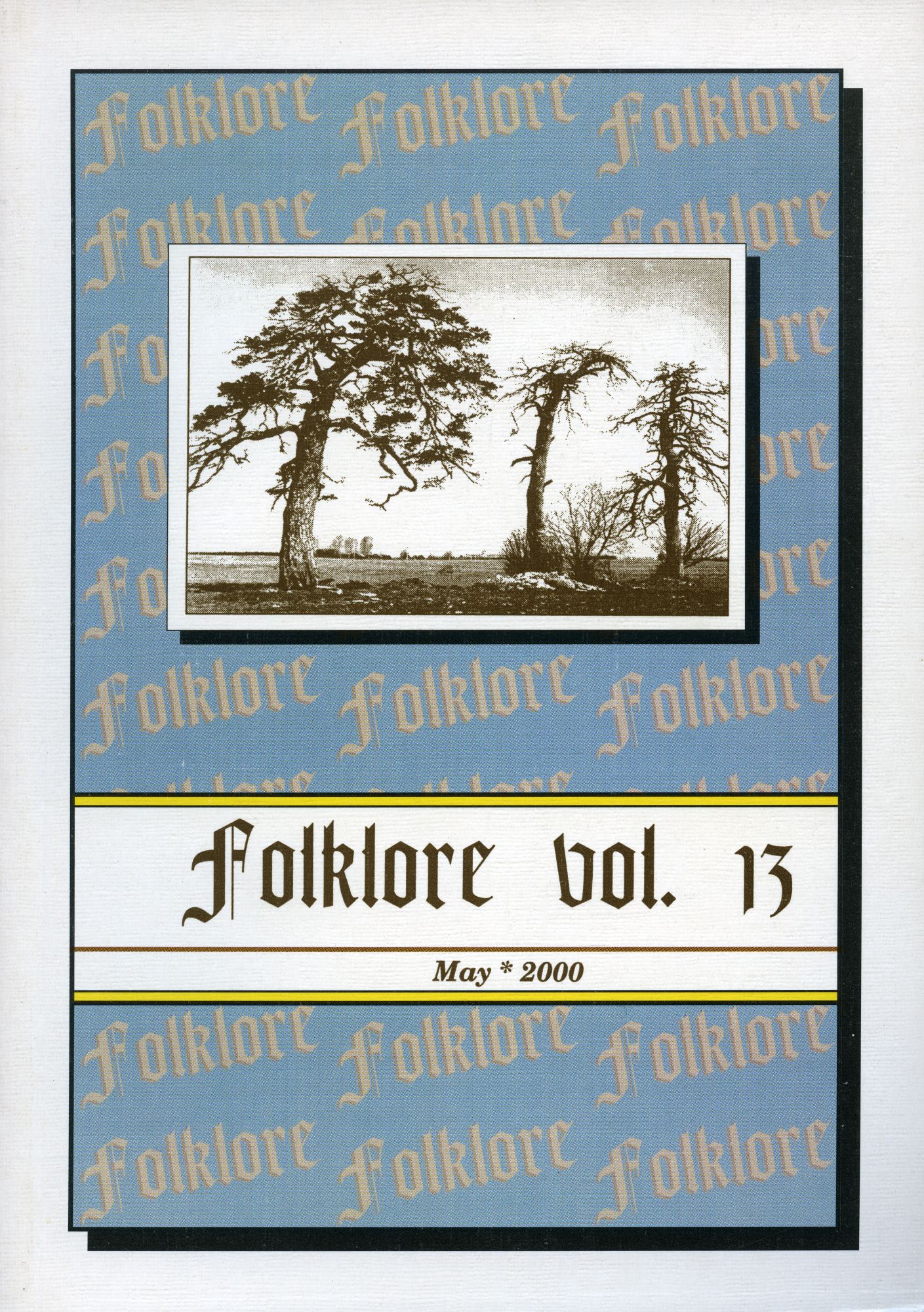Folklore: Electronic Journal of Folklore 13