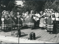 2. august 1986  Setomaa, Obinitsa k. IV Leelopäev. Meremäe leelokoor  Kes pildil?  Foto: Aivar Palmre