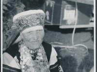 2. august 1986  Setomaa, Obinitsa k. IV Leelopäev.  Veera Pähnapuu  Foto: Aivar Palmre